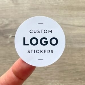 Custom Printed Round Sticker, 3X3 Inches (Pack of 1000)